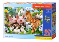 Puzzle Zwierzęta na farmie 40 elementów maxi image 2