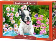 Puzzle Welpe der französischen Bulldogge 500 image 2