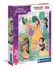 Puzzle Disneyjeve princeske 104