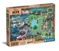 Puzzle 101 Dalmatíncov - mapa príbehu