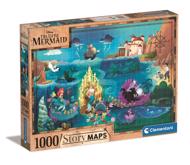 Puzzle Ariel malá mořská víla - mapa příběhu