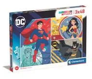 Puzzle DC képregények főhősei 3x48 
