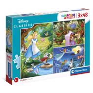 Puzzle 3x48 Disney Klassiek