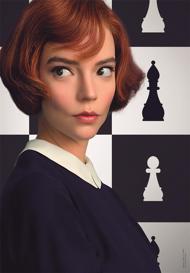 Puzzle A vezércsel - Nő és sakktábla
