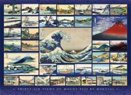 Puzzle Hokusai kollázs 1000