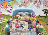 Puzzle Country Truck in Spring