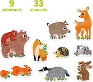 Puzzle Puzzle Állatok az erdőből 9 az 1-ben image 2