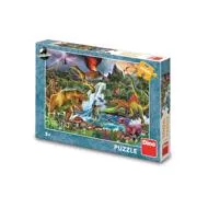 Puzzle Fighting dinosaurs