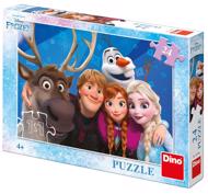 Puzzle Frozen selfie 24 dielikov