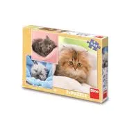 Puzzle Cute kittens 3x55