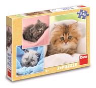 Puzzle Cute kittens 3x55 image 2