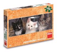 Puzzle Three kittens 150 image 2