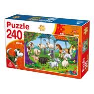 Puzzle Domače živali 240