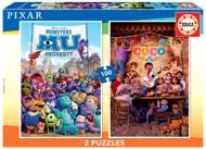 Puzzle 2x100 Coco och monster