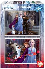 Puzzle 2x100 Frozen II