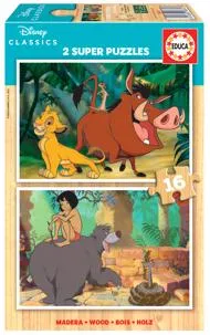 Puzzle 2x16 Król Lew i Mowgli
