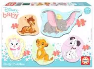 Puzzle 4-i-1 Baby Disney-djur