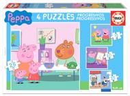 Puzzle 4in1 Progressive Peppa piglet