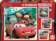 Puzzle 4v1 Autot koulutus