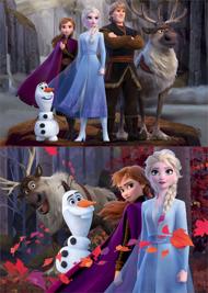 Puzzle 2x100 Frozen II image 2