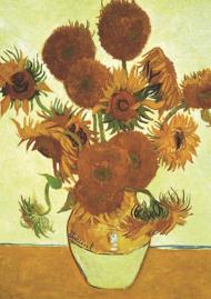 Puzzle 2x1000 Gogh: Café and Sunflowers image 2