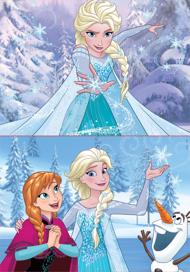 Puzzle 2x20 Frozen image 2