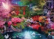 Puzzle Japonski vrt jeseni