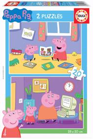 Puzzle 2x20 Grise Peppa
