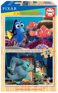 Puzzle 2x25 Nemo ja hirviöt