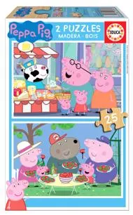 Puzzle 2x25 Grise Peppa