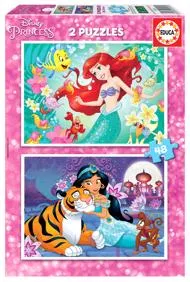 Puzzle 2x48 Ariel en Jasmin