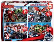 Puzzle 4x palapeli Avengers