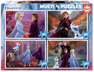 Puzzle 4x puslespil Frozen