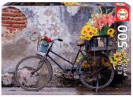Puzzle Bicycle with Flowers image 2