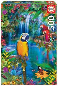 Puzzle Raj tropických papagájov image 2
