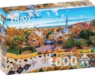 Puzzle Vedere din Parcul Guell, Barcelona 1000 image 2