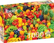 Puzzle Fruits and Vegetables 1000 image 2