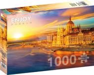 Puzzle Hungarian Parliament at Sunset, Budapest image 2