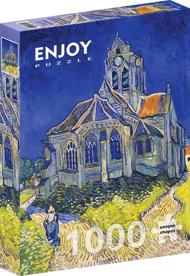 Puzzle Vincent Van Gogh: Crkva u Auvers-sur-Oiseu image 2