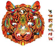 Puzzle Tigre colorido de madeira image 2