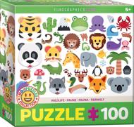 Puzzle Emoji-Wildtiere 100XXL