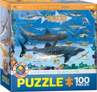 Puzzle Cápák 100 XXL