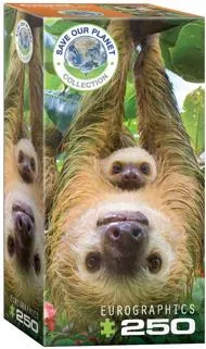 Puzzle Salvați planeta - Sloth 250