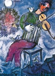 Puzzle Chagall: The Blue Violonist image 2