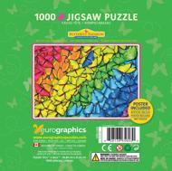 Puzzle Fémdoboz - Szivárványszínű pillangók image 2