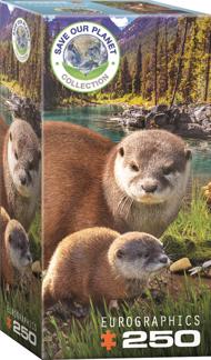 Puzzle Save the Planet - Otters 250 image 2