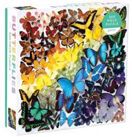 Puzzle Regnbue sommerfugle