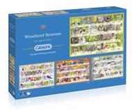 Puzzle 4x500 Woodland Seasons