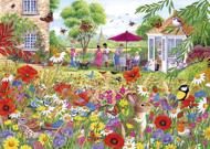 Puzzle Jardín de flores silvestres 500