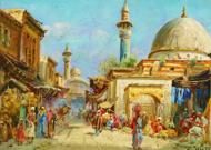 Puzzle Orientalistický pohled na ulici